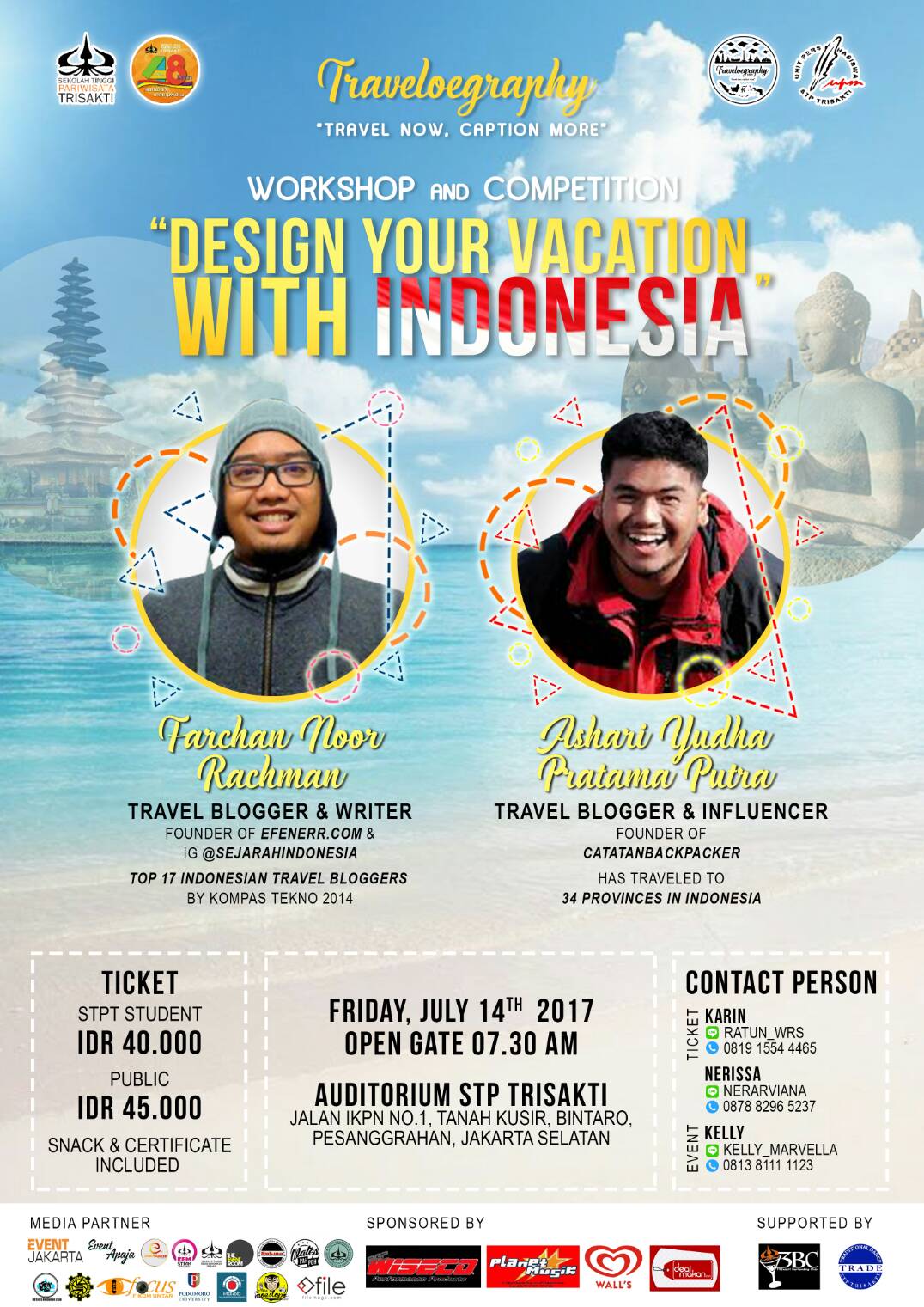 “DESIGN YOUR VACATION WITH INDONESIA” with Traveloegraphy