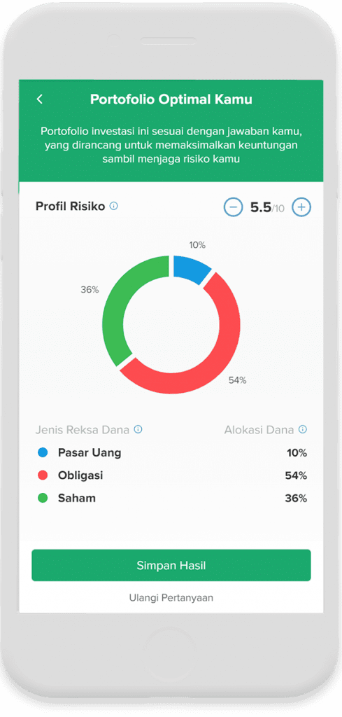 Tampilan Aplikasi Bibit