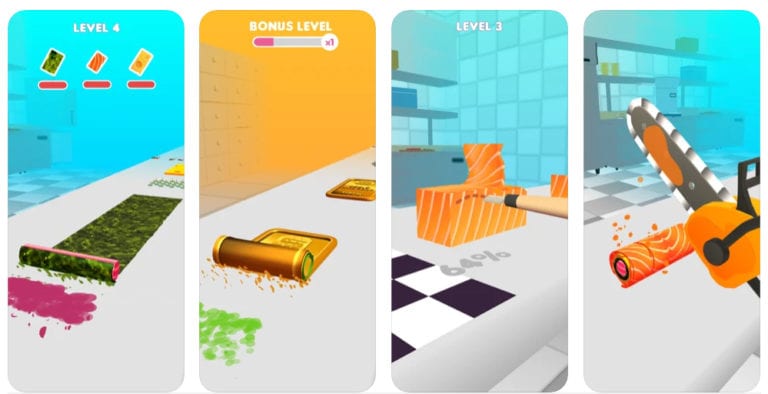 game android terbaru sushi roll