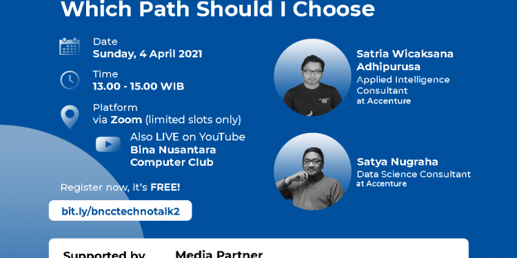BINA NUSANTARA COMPUTER CLUB (@bnccbinus) PROUDLY PRESENT BNCC TECHNO TALK II